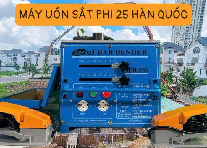 Máy uốn sắt thủy lực phi 25 Hàn Quốc –người bạn đồng hành cho Gen Z yêu công nghệ