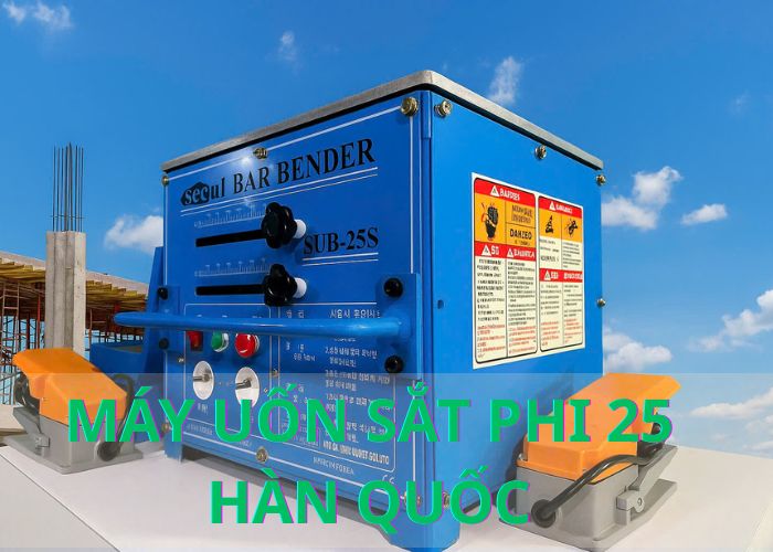 Áp dụng tự động hóa máy uốn sắt phi 25 Hàn Quốc trong xây dựng-Bước phát triển mới