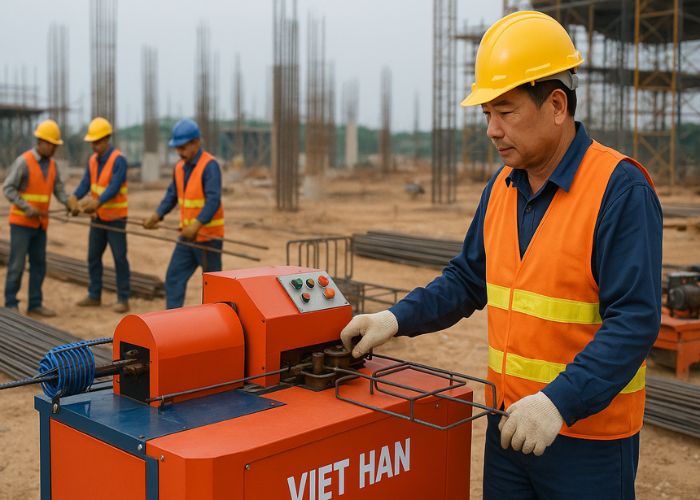 “Tối ưu hóa chuỗi thi công bằng bộ máy Việt Hàn”