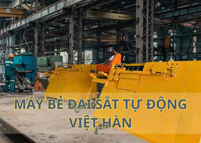 Ứng dụng máy bẻ đai trong xưởng cơ khí, gia công sản phẩm thép