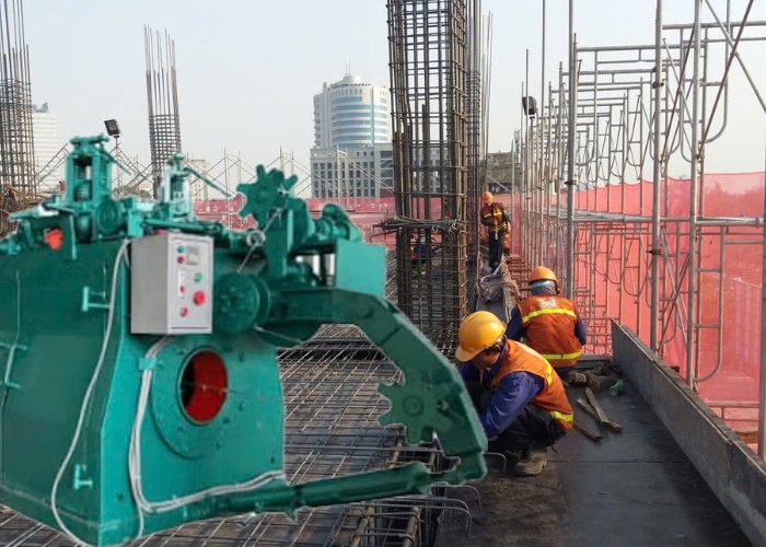 Từ cuộn kẽm - máy nhả gai đều tăm tắp 